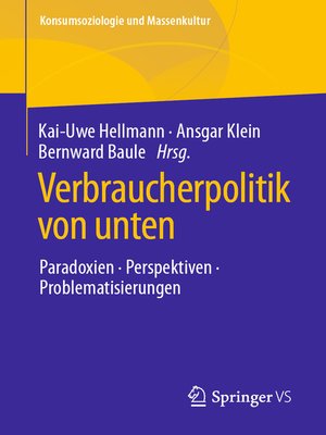 cover image of Verbraucherpolitik von unten